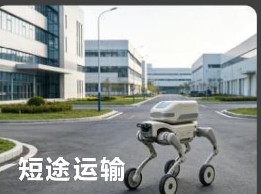 Short-haul logistics with back-mounted cargo