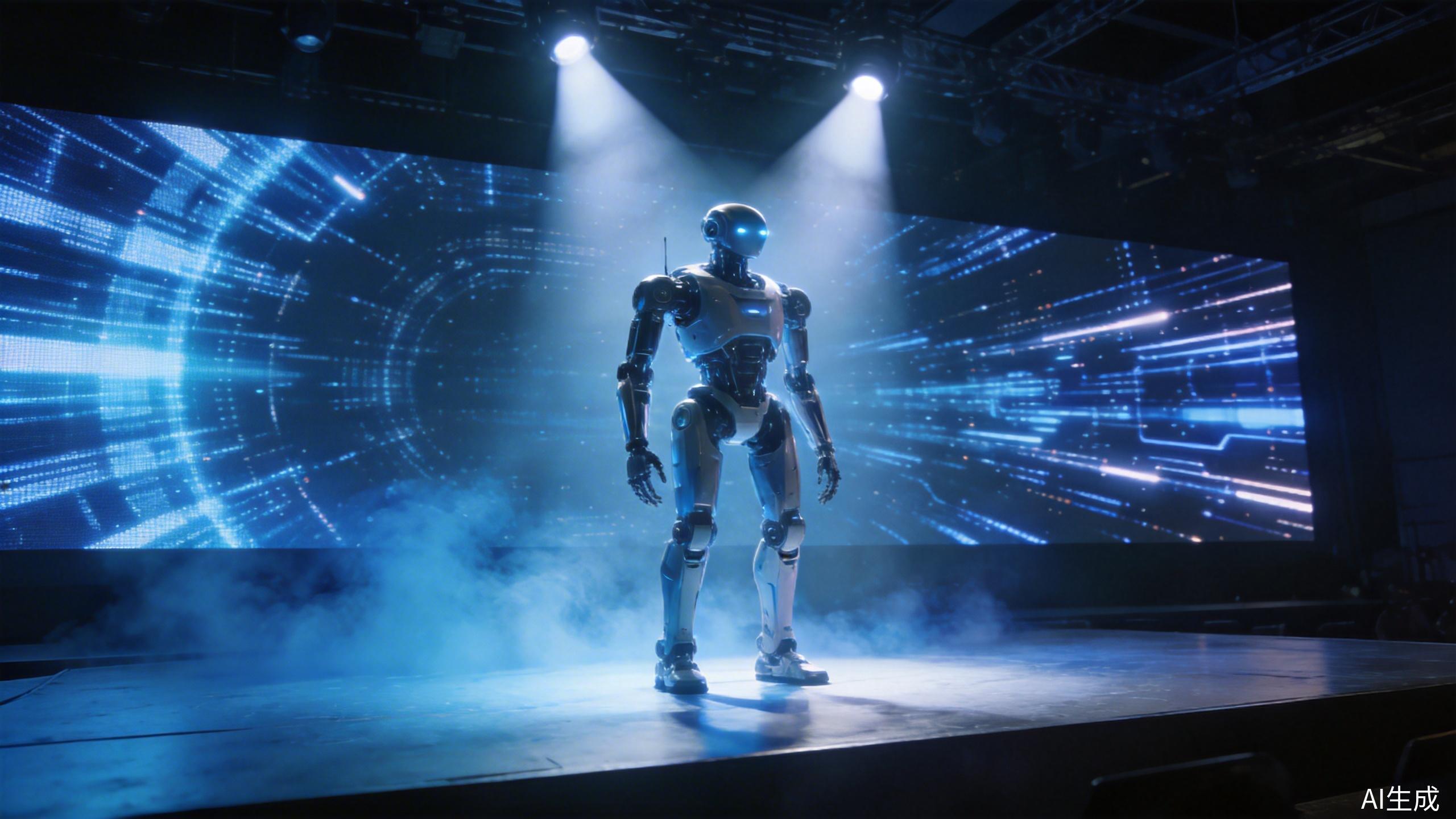 产品发布会机器人定制 - 舞台聚光灯效果